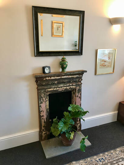 chimney in therapy office